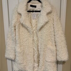 Chic Cream Teddy Jacket